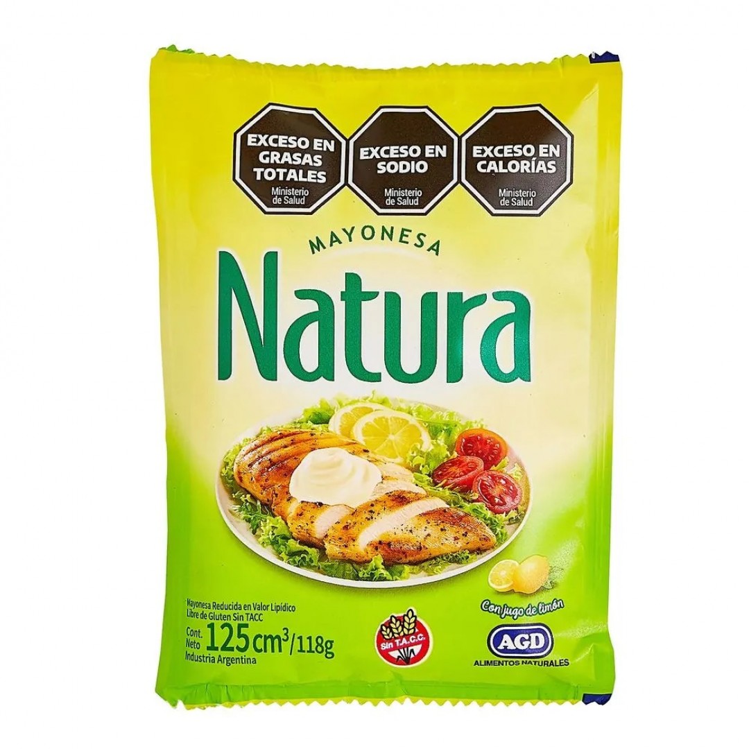 MAYONESA NATURA SACHET 125CC